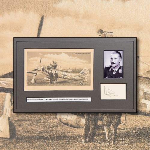 Adolf galland autograph - adolf,