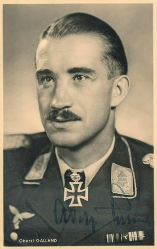 Adolf galland signed - adolf,