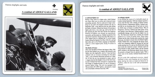 Combat adolf galland - a, of